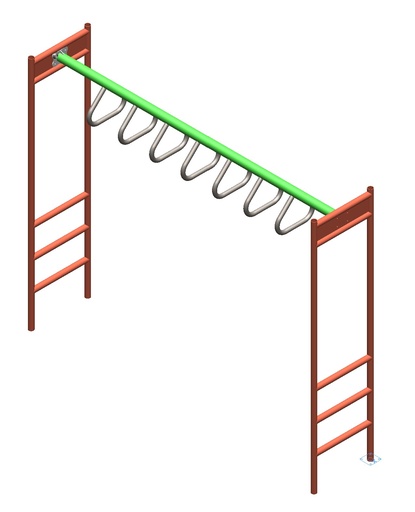 [20] Pasamanos triangular