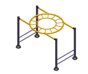 [7323] Pasamanos circular