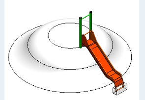 [7580] Tobogan Terraplén