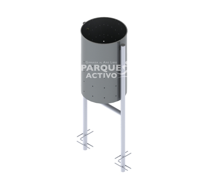 Basurero inox tradicional