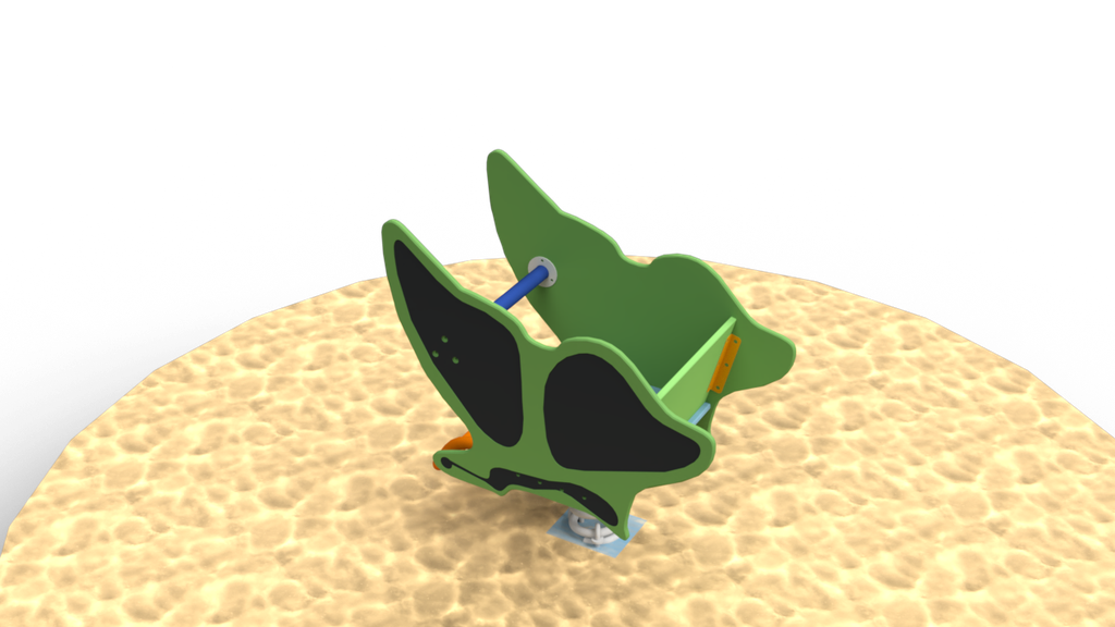 Muelle mariposa doble