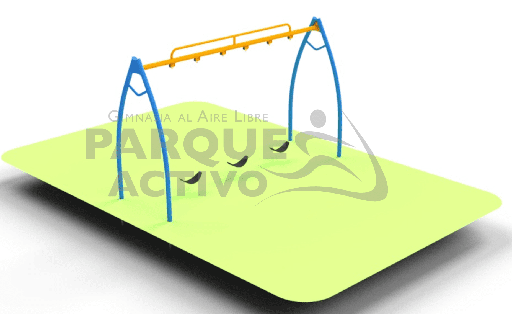 [28] Columpio clasico 3 plazas